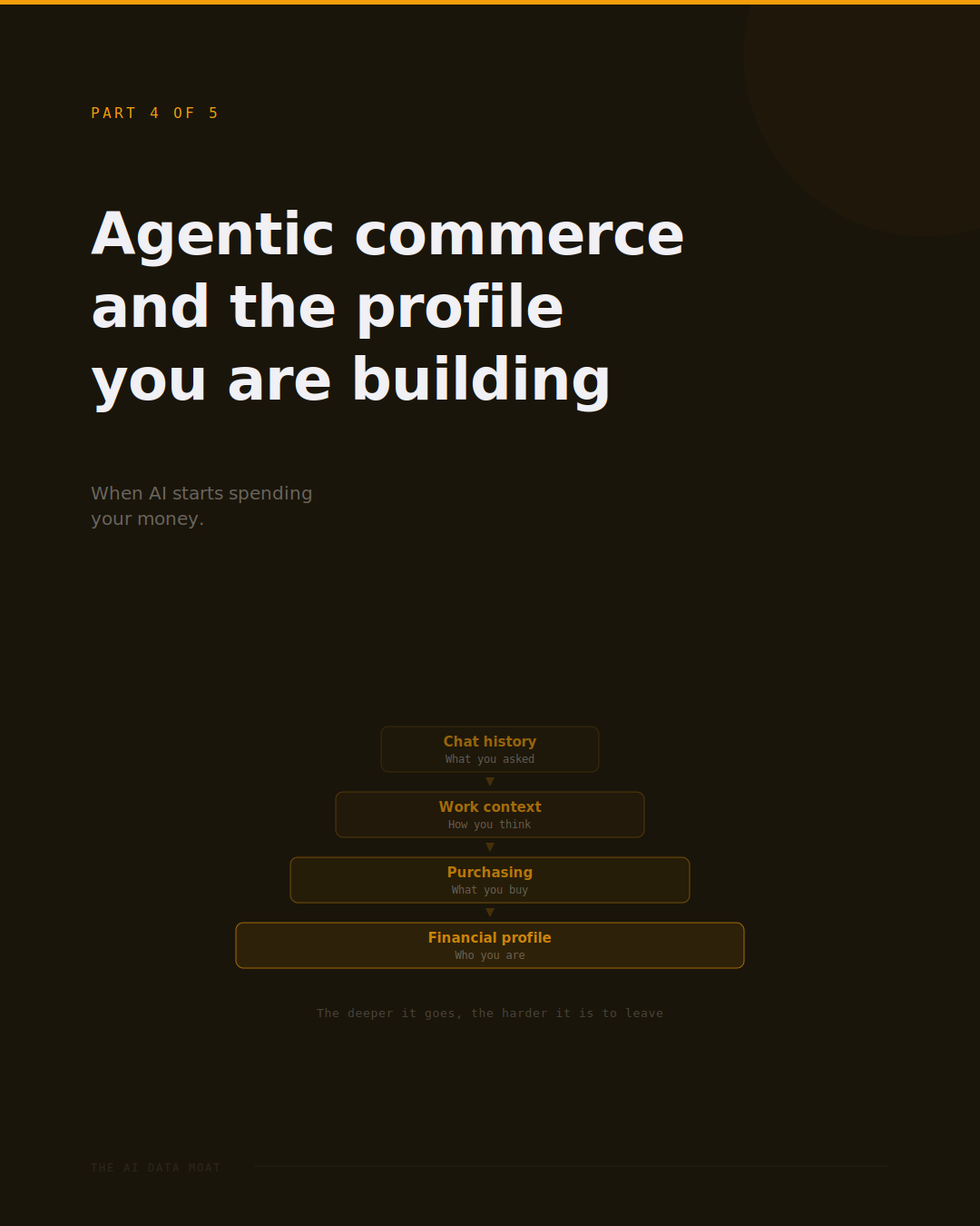 Agentic commerce and the profile you are building